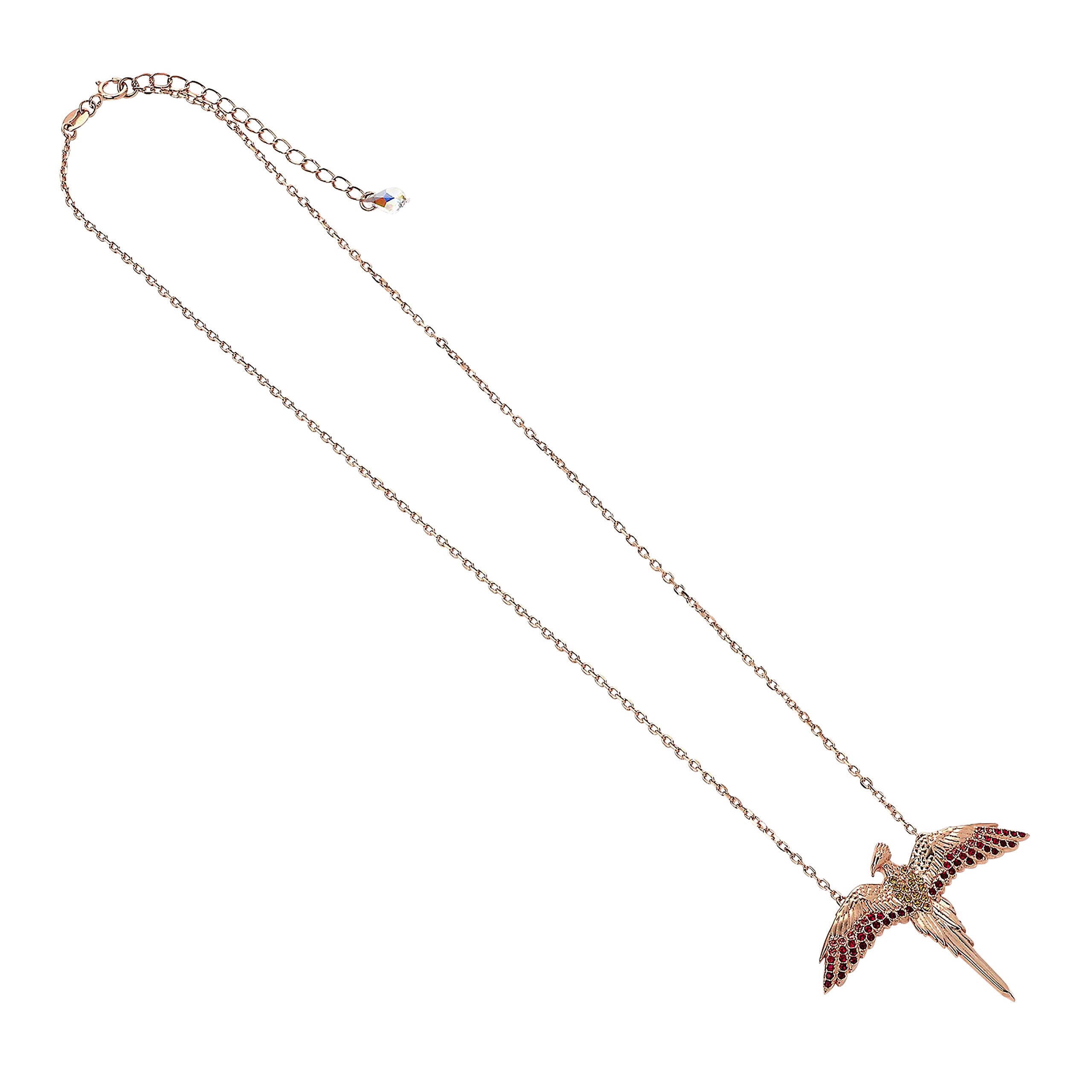Productafbeelding Harry Potter - Fawkes Ketting met Kristallen
