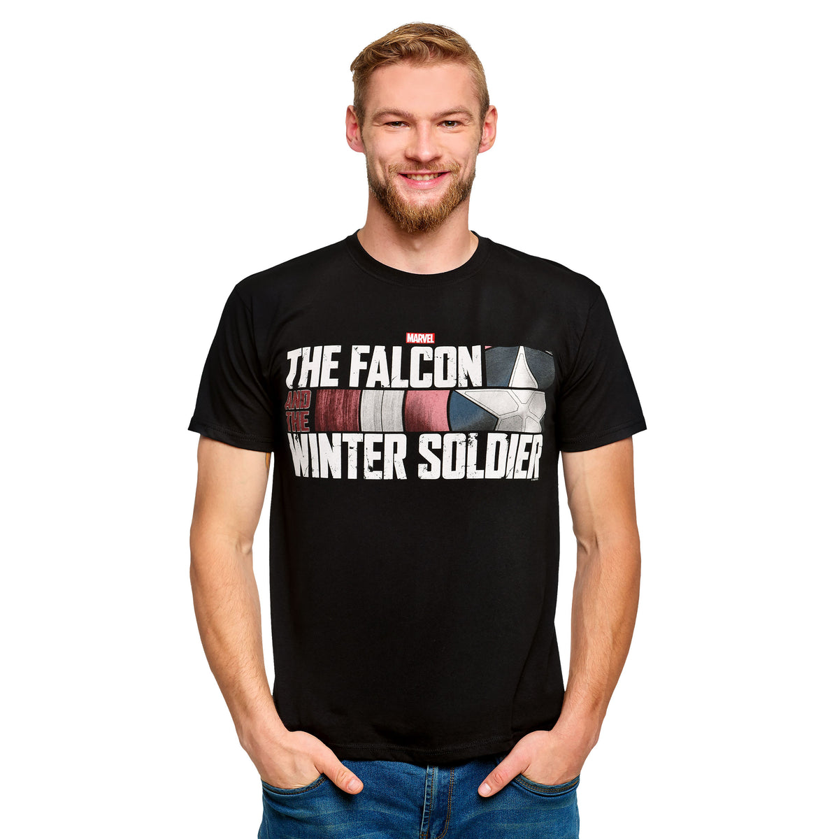 Productafbeelding The Falcon and the Winter Soldier - Logo T-Shirt zwart