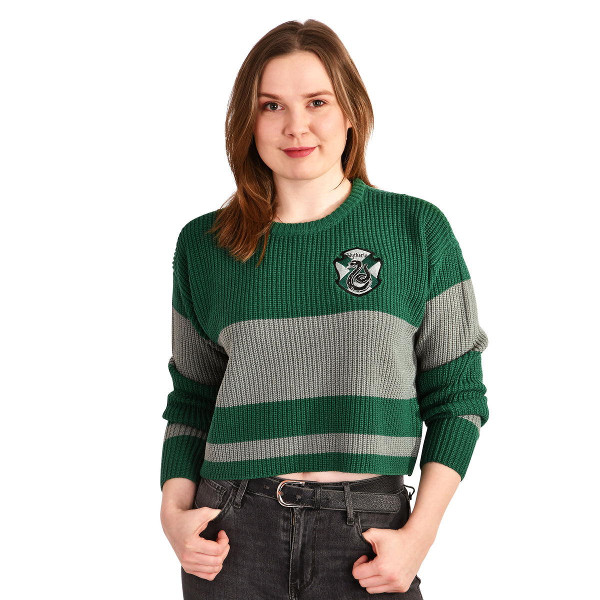 Productafbeelding Harry Potter - Slytherin Crop Sweater Dames