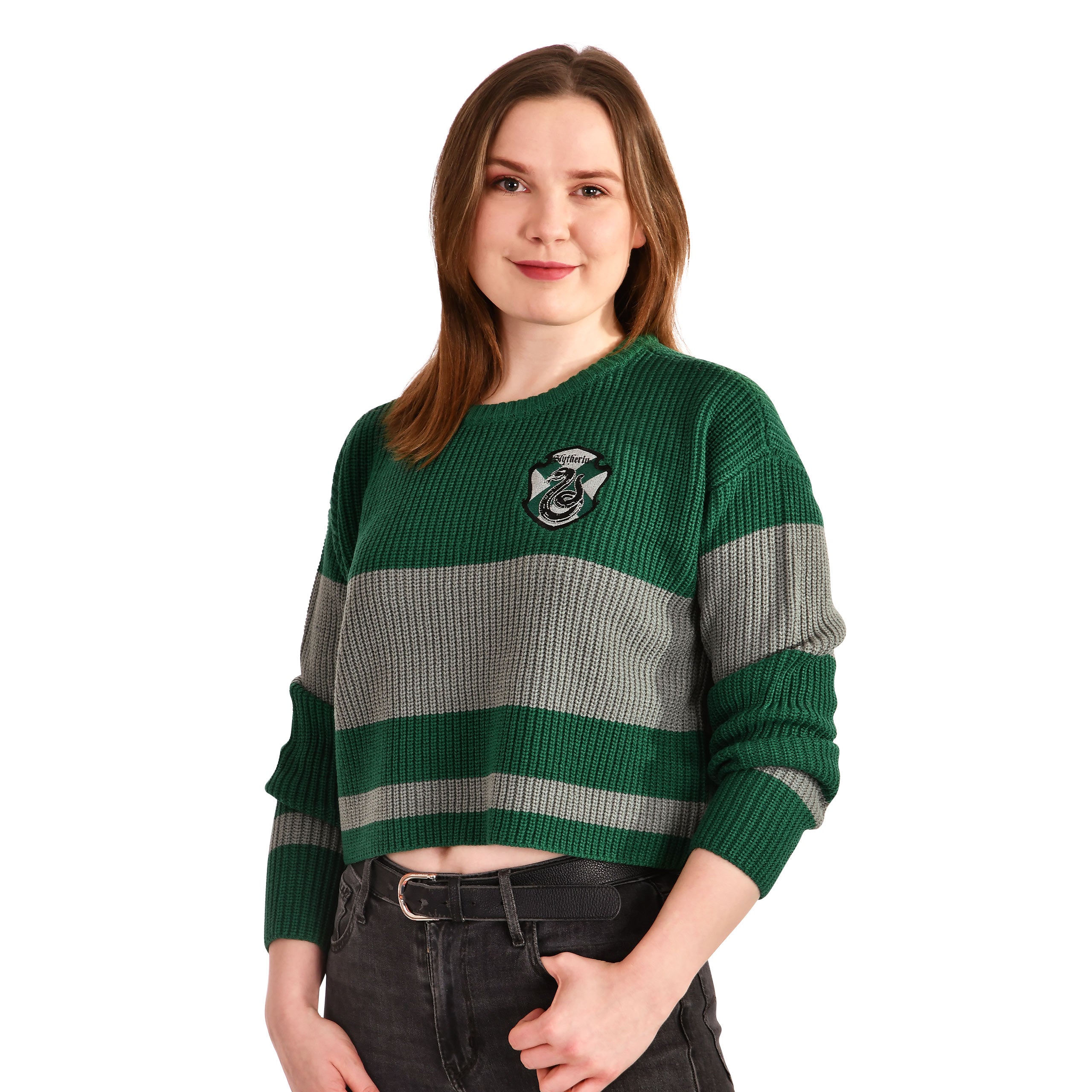 Productafbeelding Harry Potter - Slytherin Crop Sweater Dames