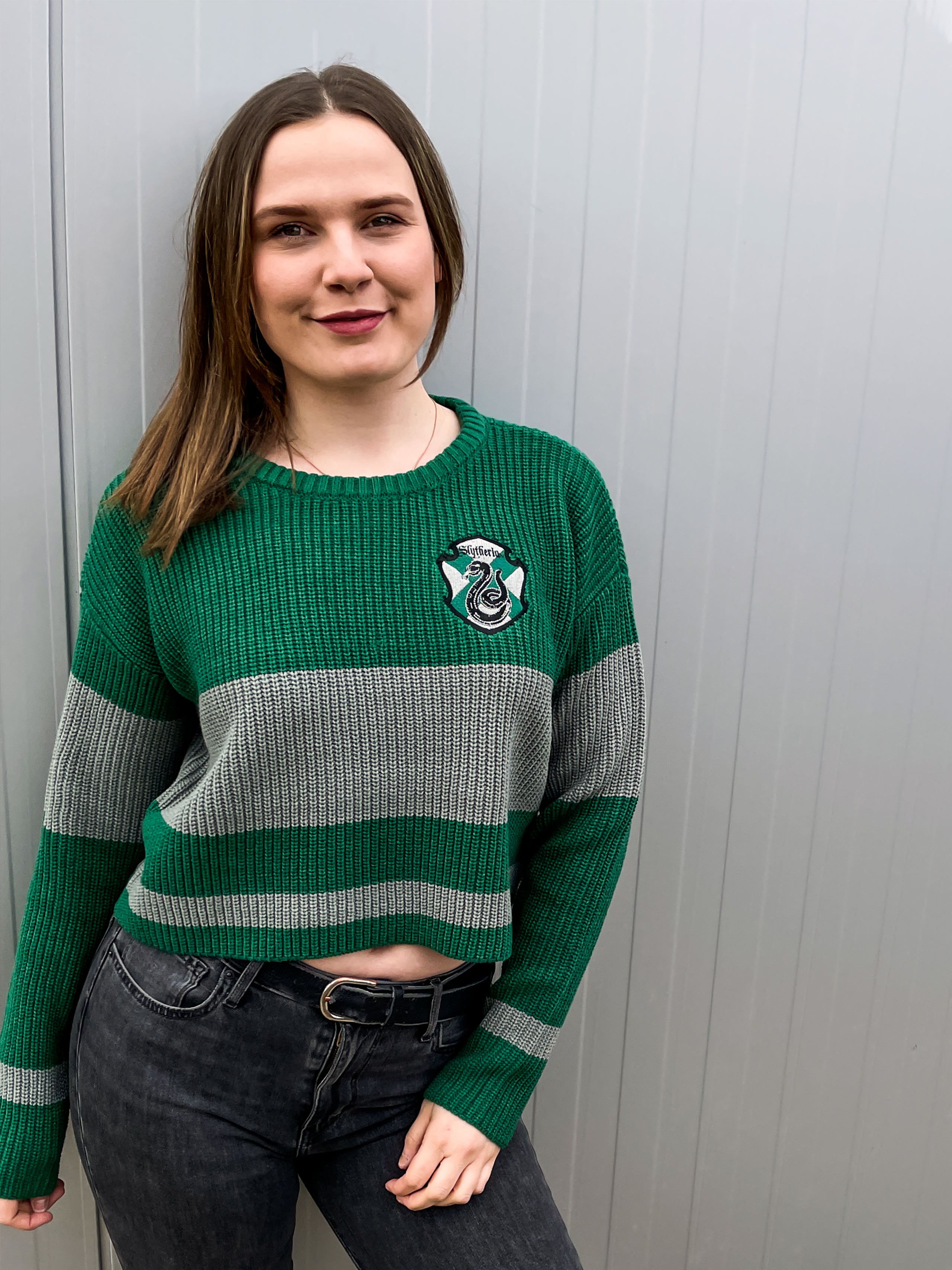 Productafbeelding Harry Potter - Slytherin Crop Sweater Dames