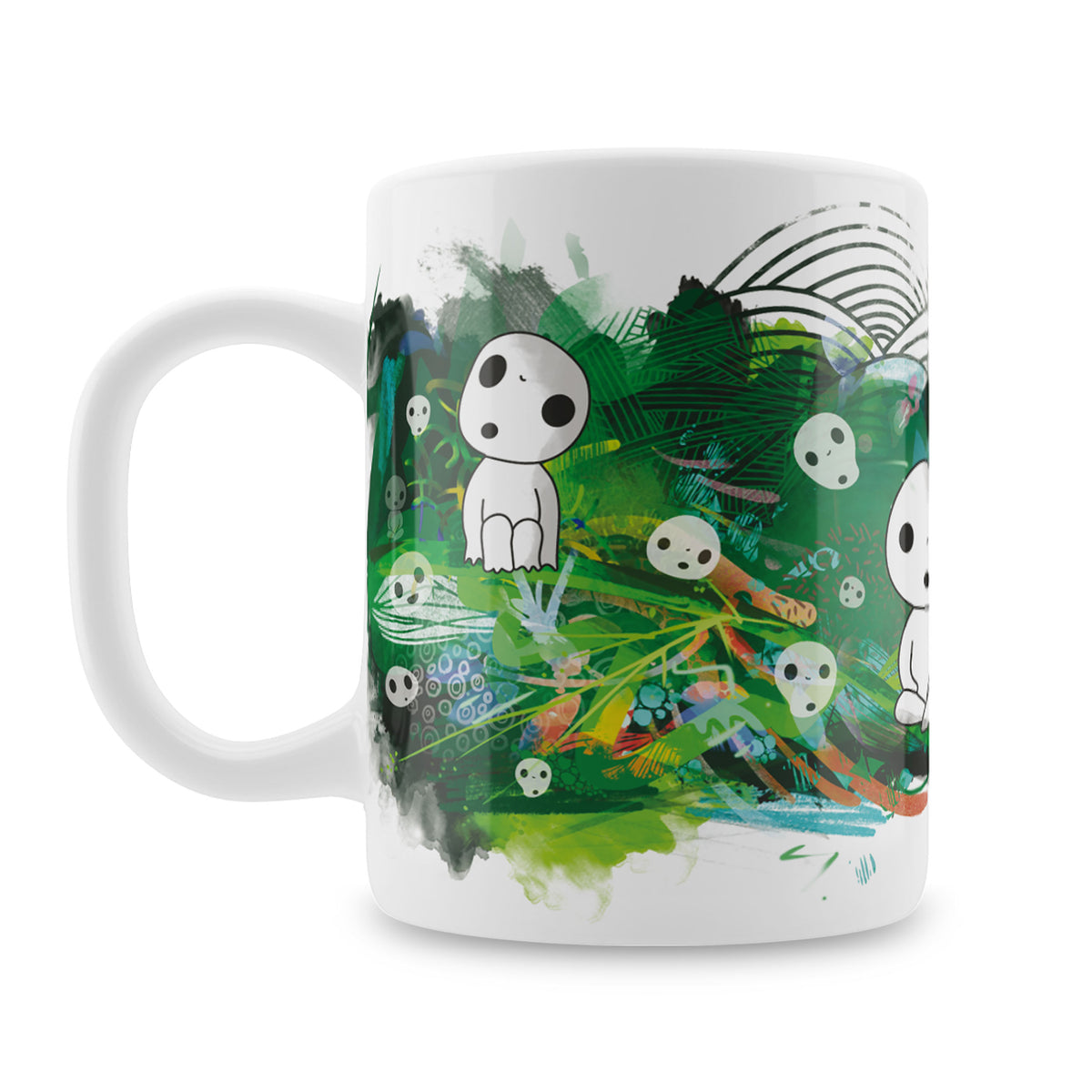 Productafbeelding Nekodama Boomgeesten Mok voor Prinses Mononoke Fans