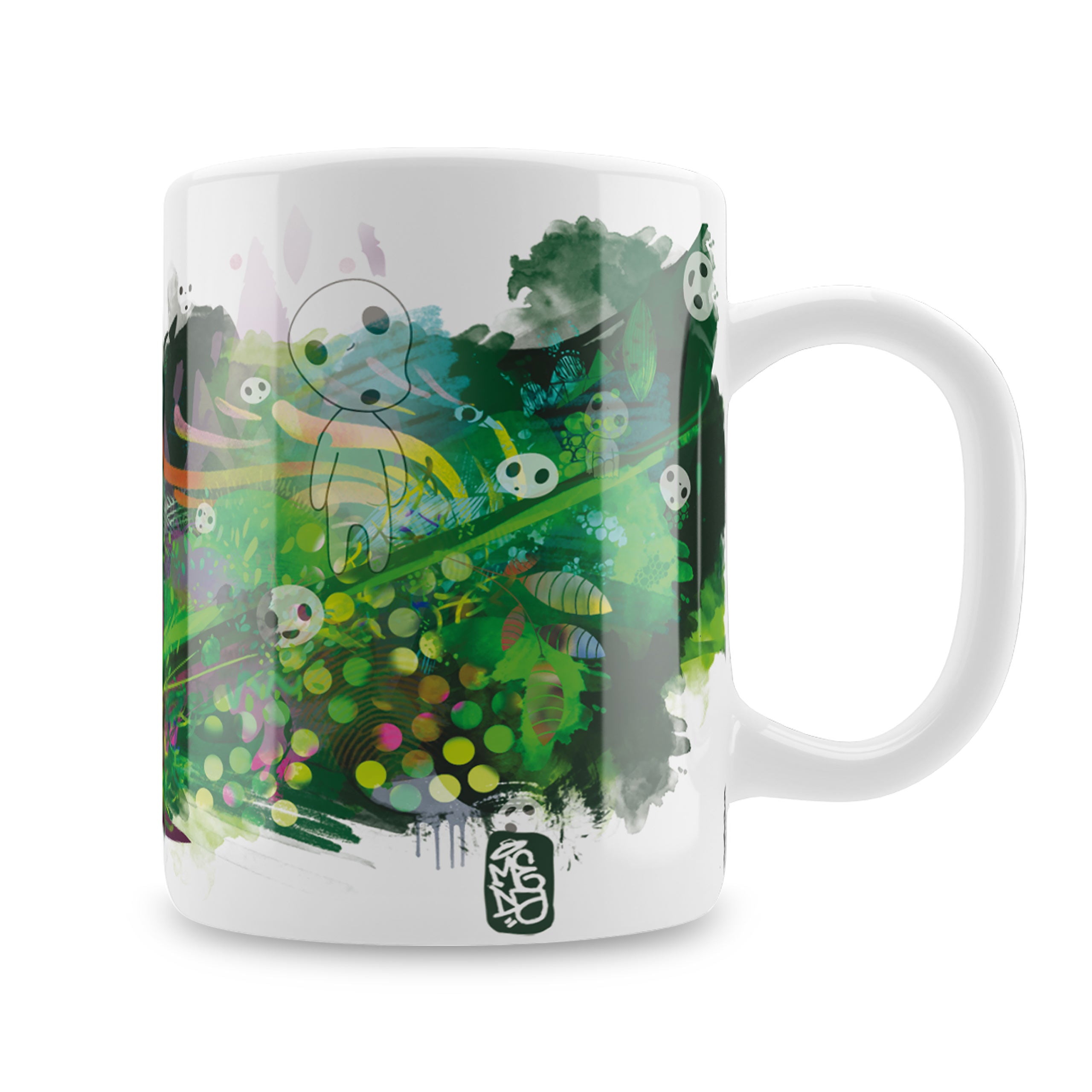 Productafbeelding Nekodama Boomgeesten Mok voor Prinses Mononoke Fans