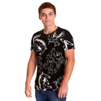 Productafbeelding Harry Potter - Zwart en Wit Huizen Wapen T-Shirt