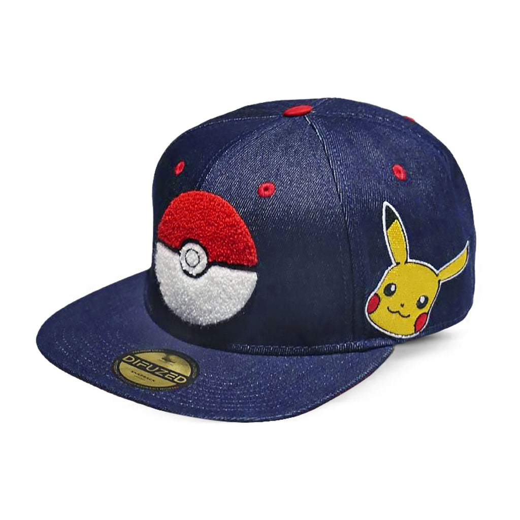 Productafbeelding Pokemon - Pokeball Snapback Cap blauw