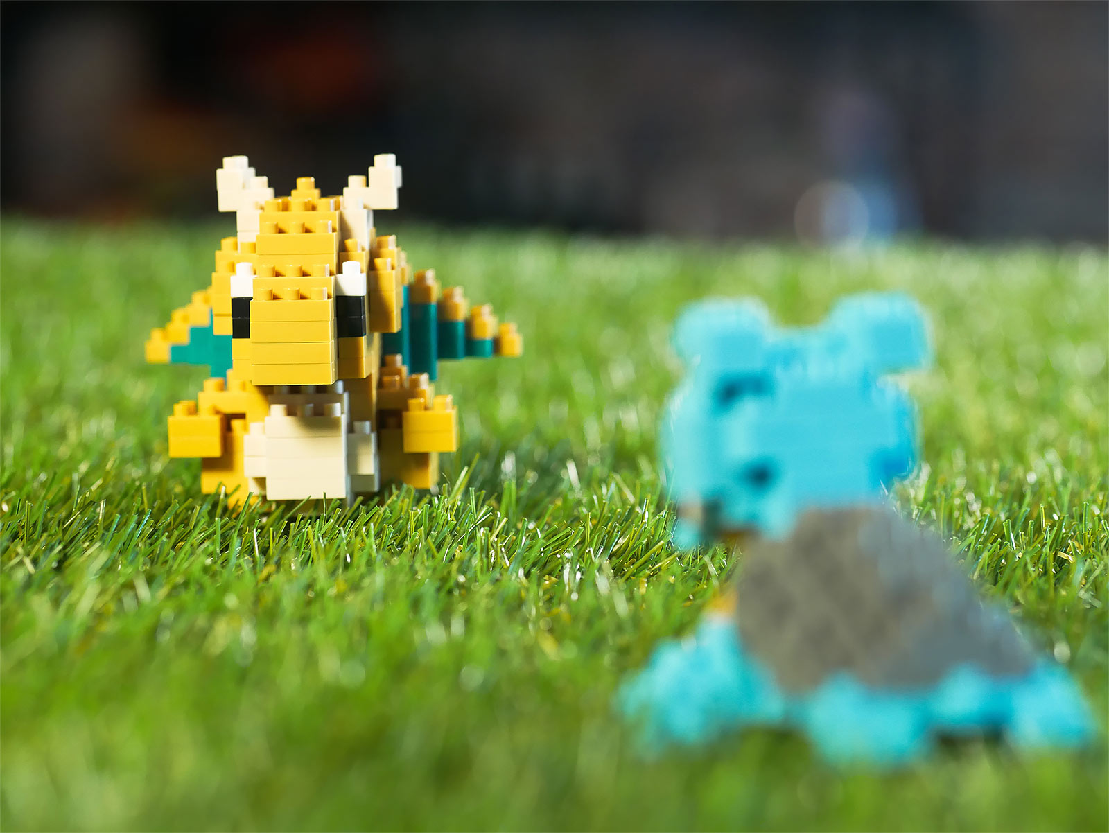 Productafbeelding Pokemon - Dragonite nanoblock Mini Bouwsteen Figuur