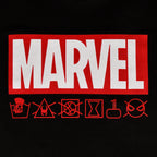 Productafbeelding Marvel - Logo & Iconen T-Shirt Zwart
