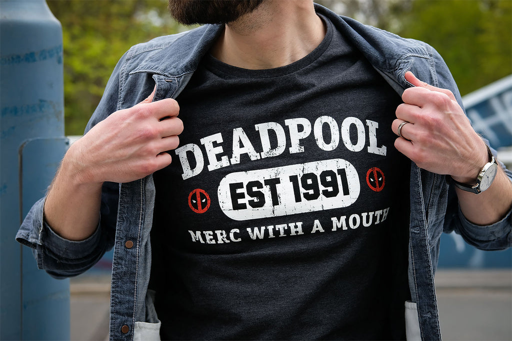 Productafbeelding Deadpool - Est 1991 T-Shirt grijs