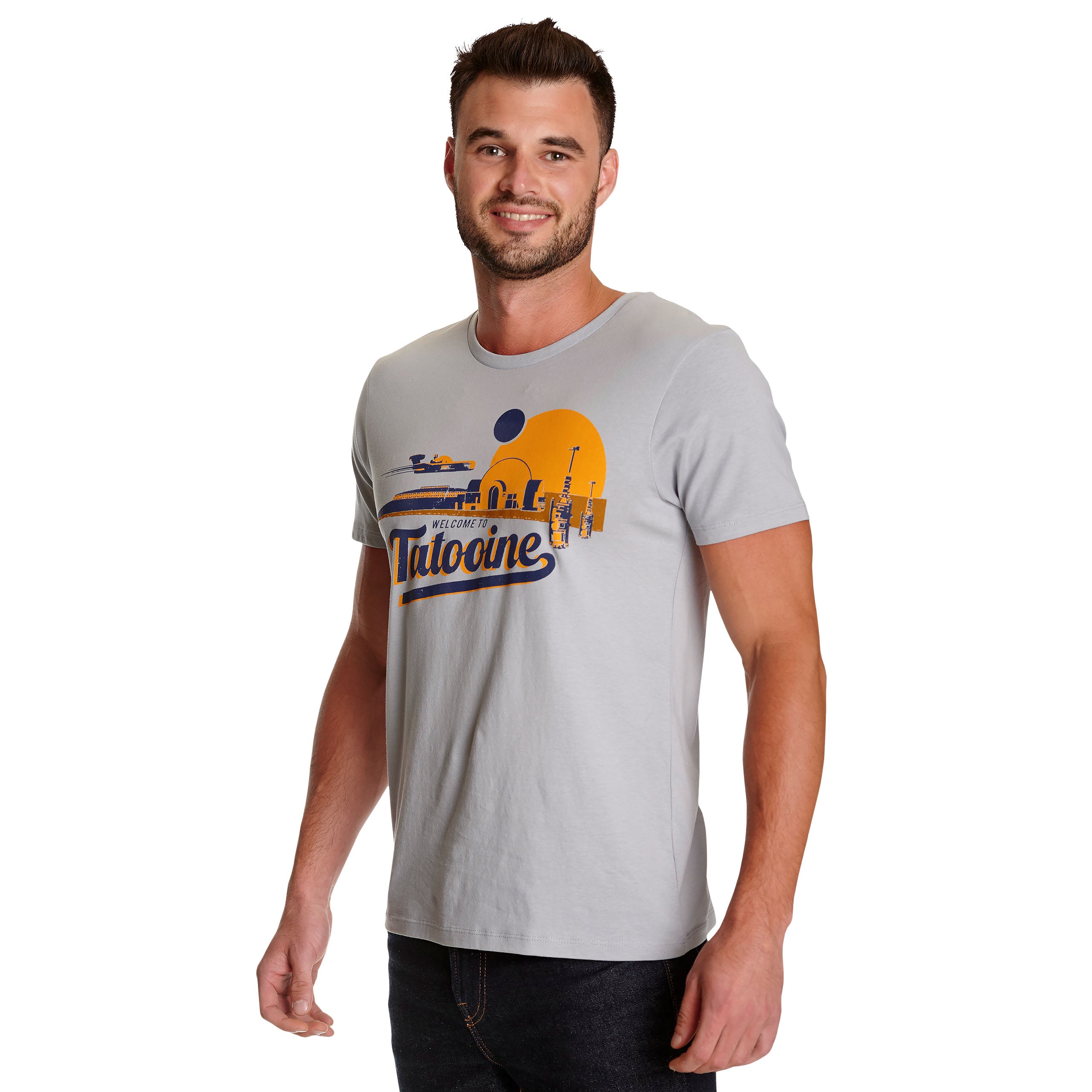 Productafbeelding Star Wars - Welcome to Tatooine T-shirt grijs