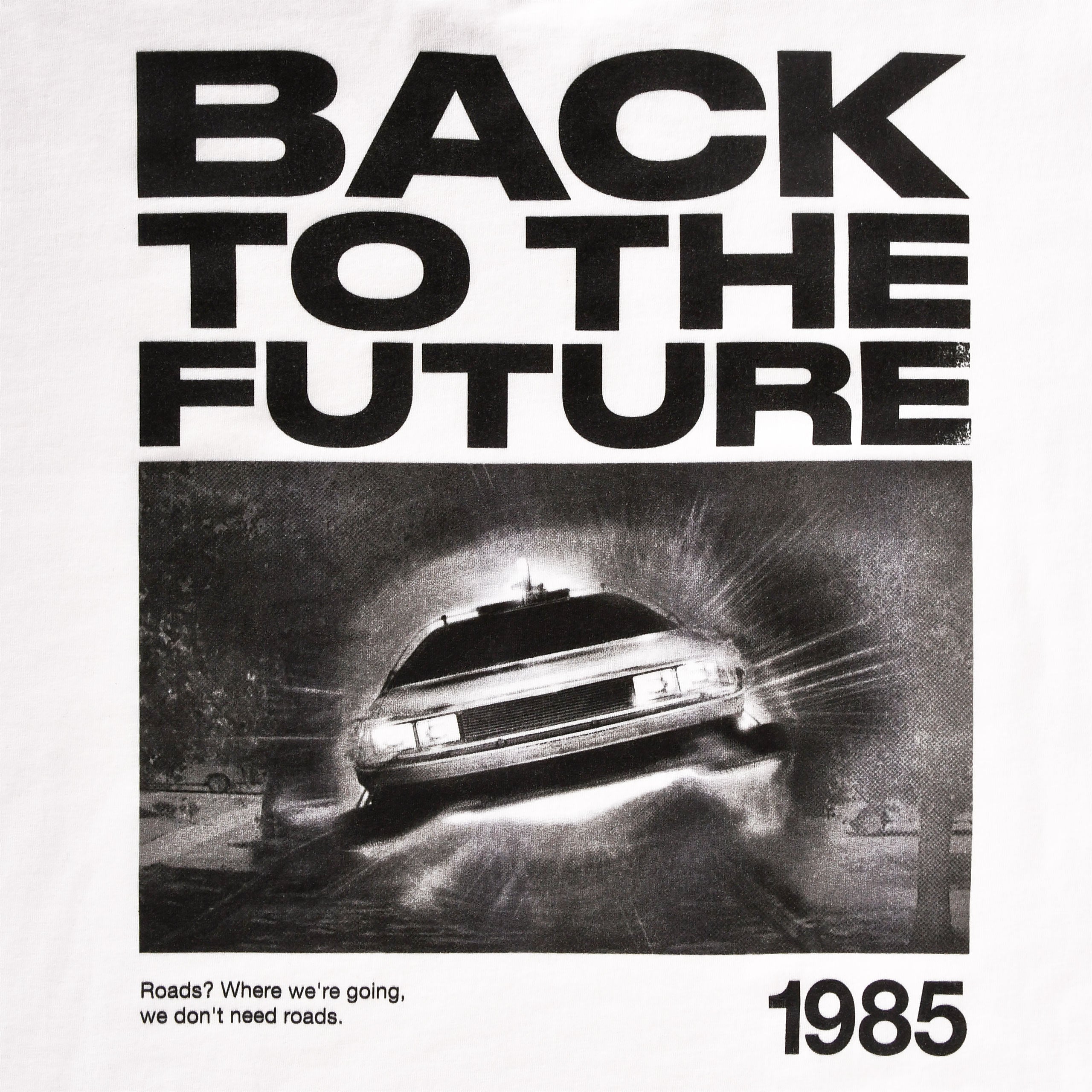Productafbeelding Terug naar de Toekomst - Back to the Future 1985 wit T-shirt