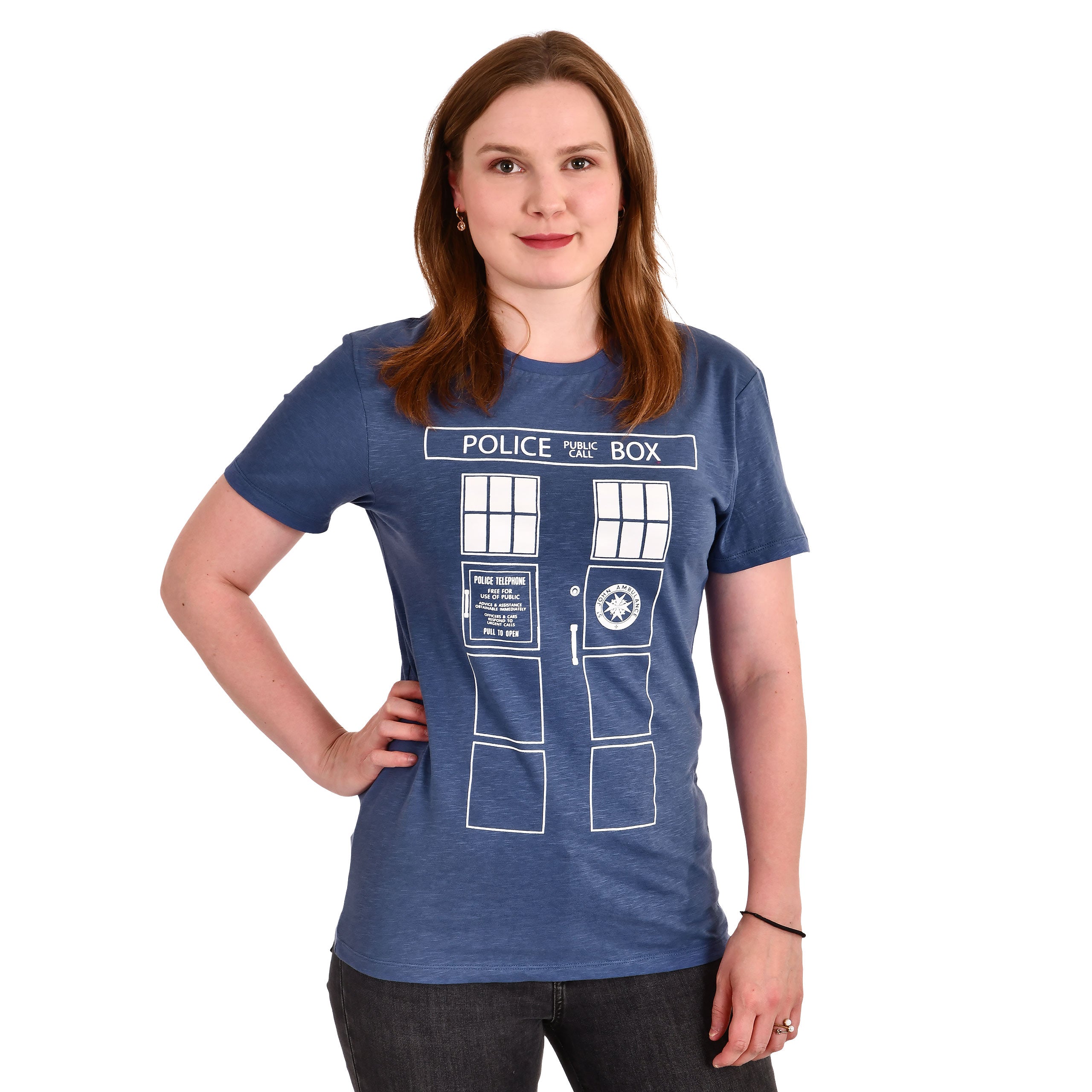 Productafbeelding Tardis Police Box T-Shirt blauw - Doctor Who