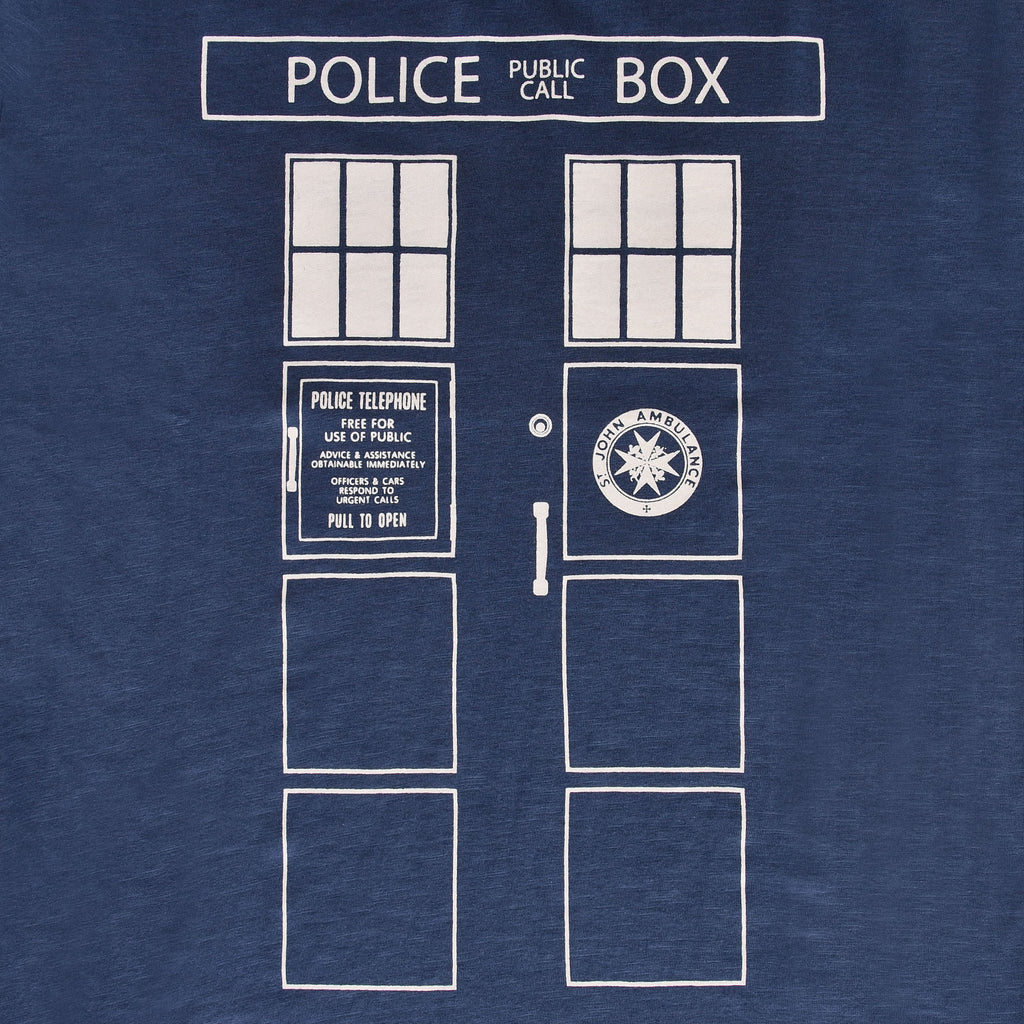Productafbeelding Tardis Police Box T-Shirt blauw - Doctor Who