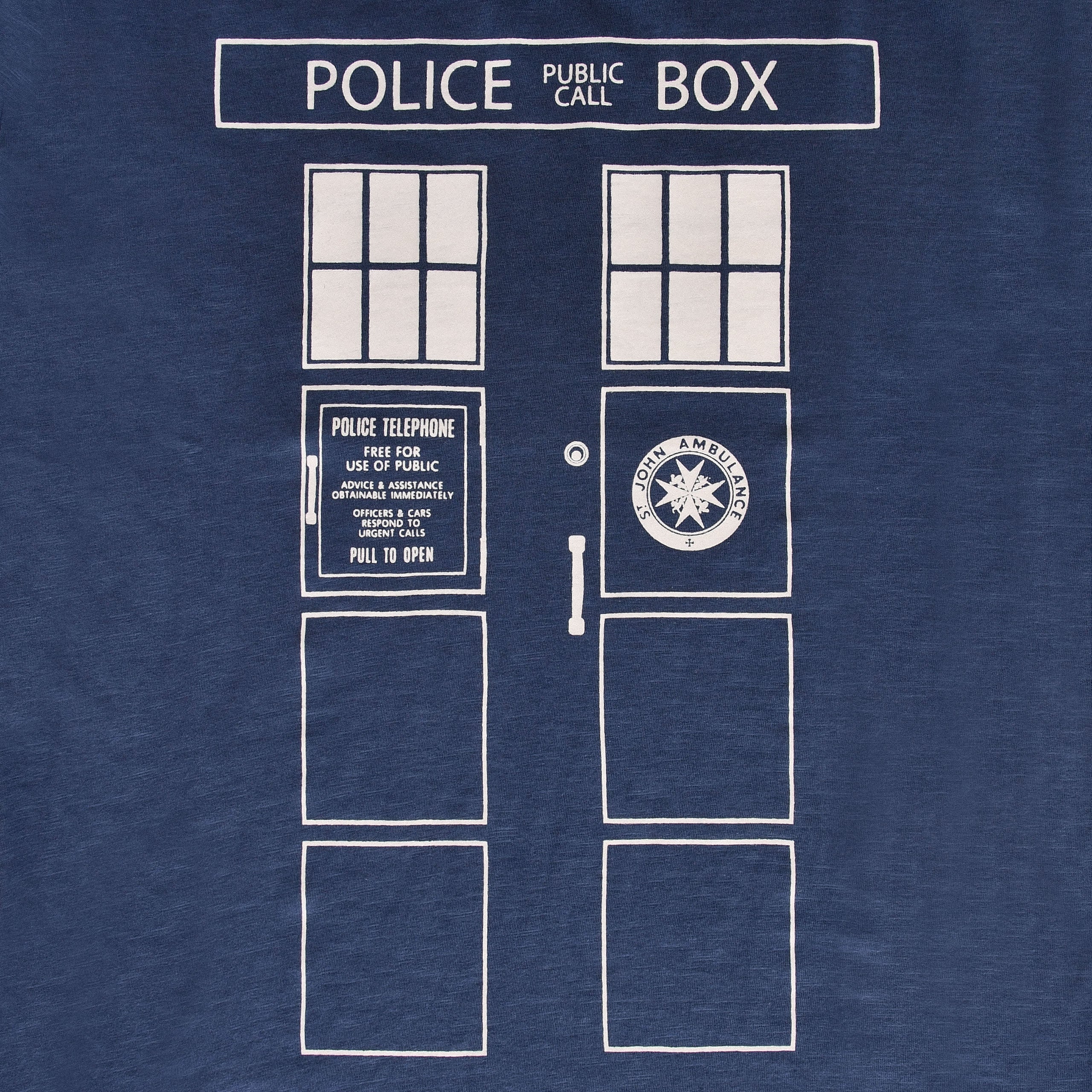 Productafbeelding Tardis Police Box T-Shirt blauw - Doctor Who