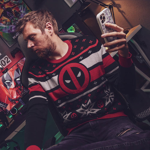 Productafbeelding Deadpool - Logo Gebreide Trui