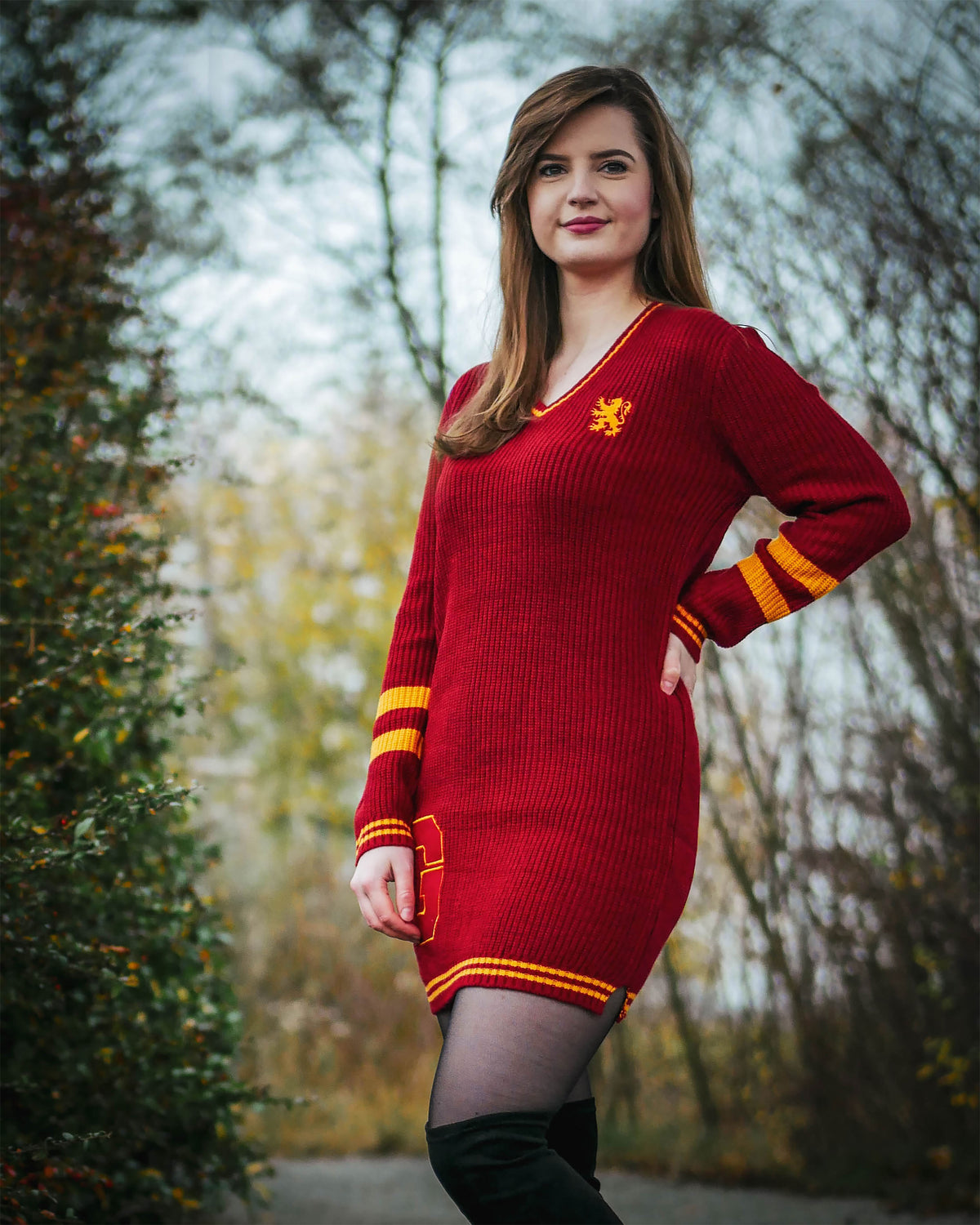 Productafbeelding Harry Potter - Griffoendor Gebreide Jurk Rood