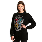 Productafbeelding Harry Potter - Hogwarts Wapen Oversize Sweater zwart