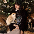 Productafbeelding Harry Potter - Hogwarts Wapen Oversize Sweater zwart