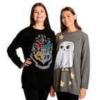 Productafbeelding Harry Potter - Hogwarts Wapen Oversize Sweater zwart