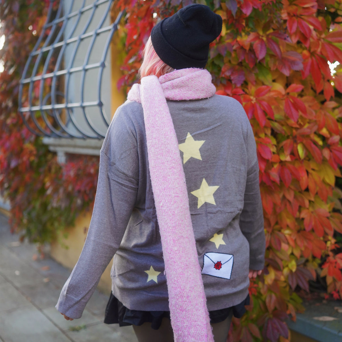 Productafbeelding Harry Potter - Hedwig oversized trui grijs