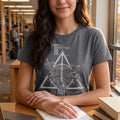 Productafbeelding Harry Potter - Doodly Hallows Dames T-shirt Grijs