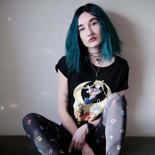 Productafbeelding Sailor Moon - Pose T-shirt Dames zwart