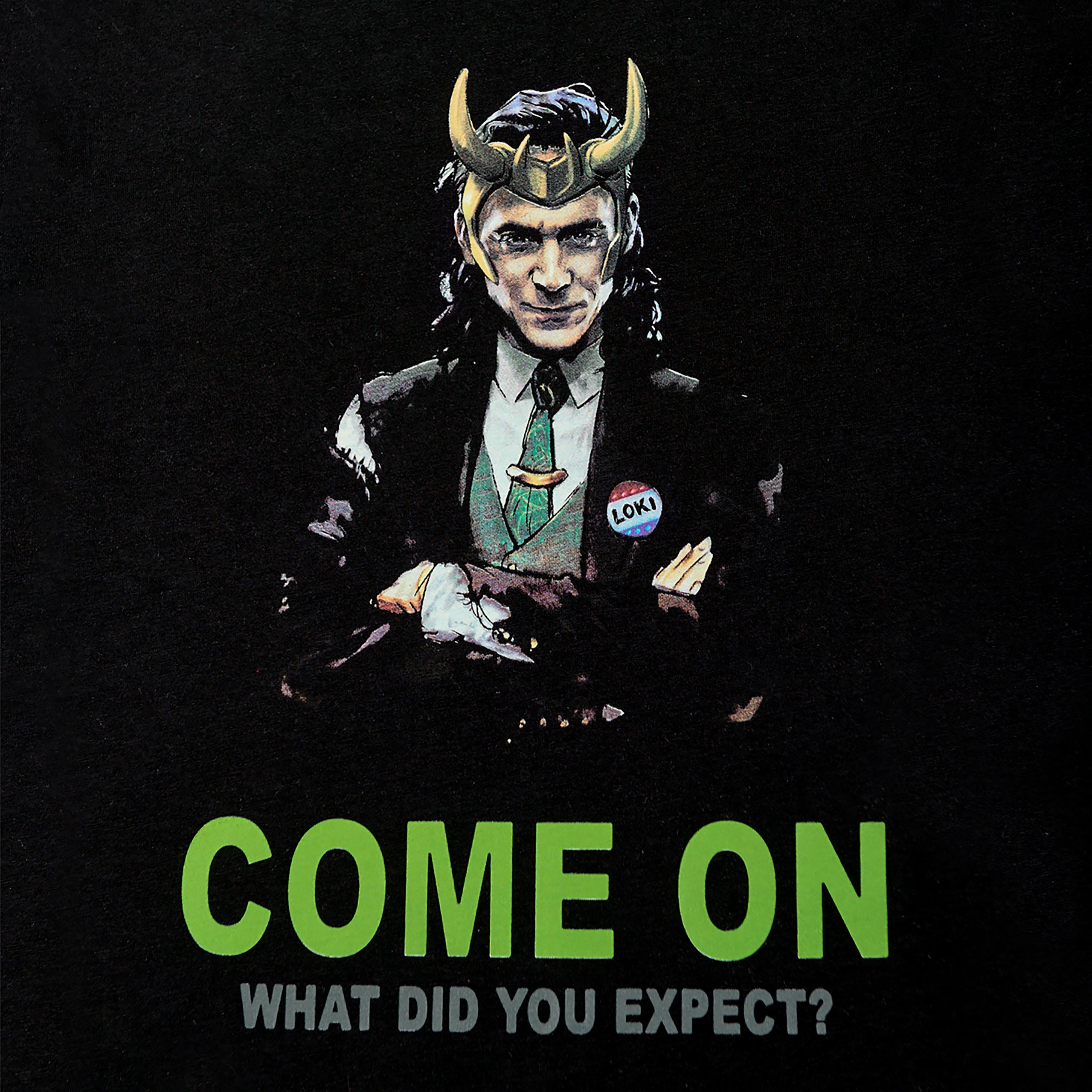 Productafbeelding Loki - Come on T-shirt zwart