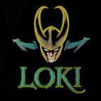 Productafbeelding Loki - Logo Pyjama Dames kort met kant zwart