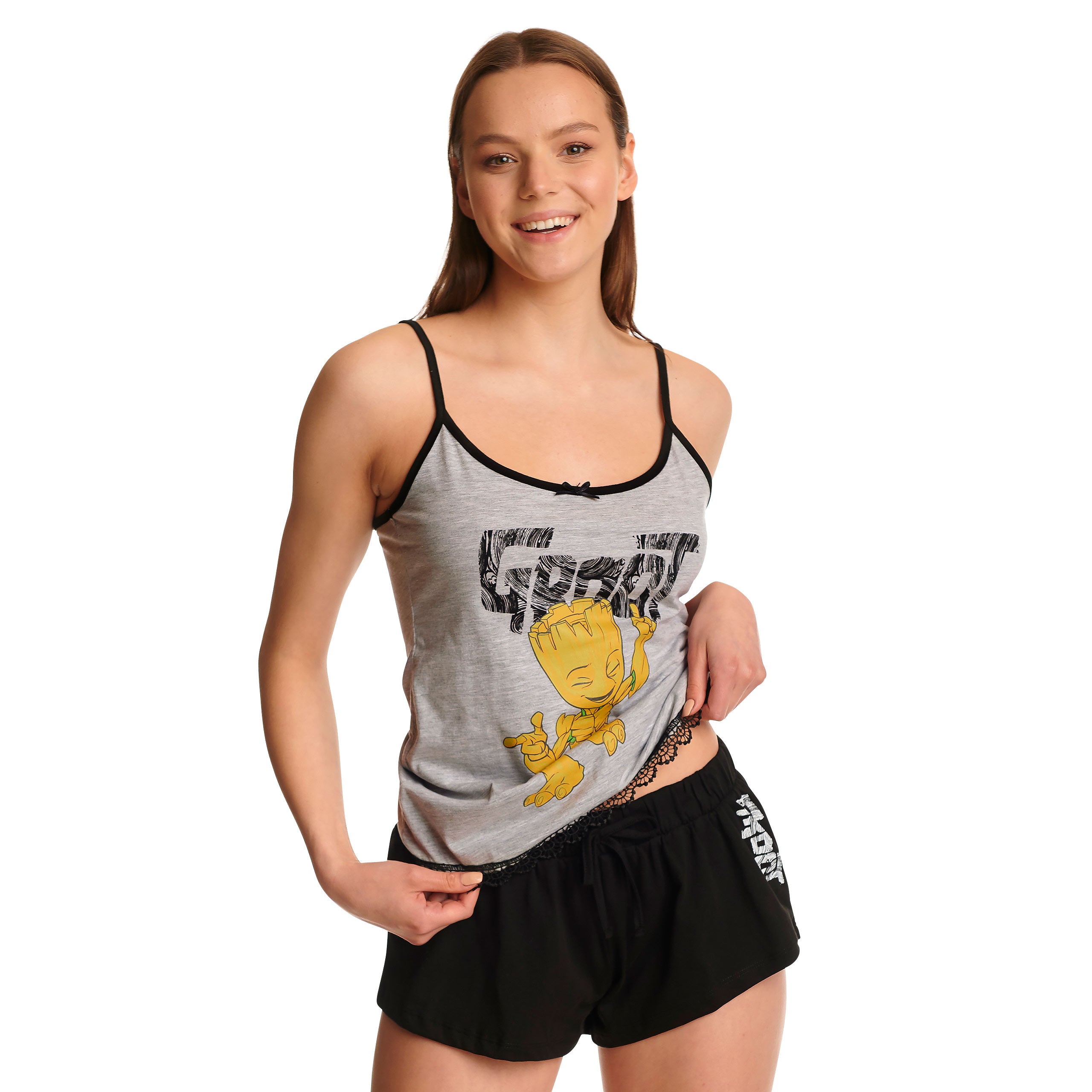 Productafbeelding Dancing Groot Dames Pyjama Kort met Kant - Guardians of the Galaxy
