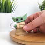 Productafbeelding Grogu met Tentakelsoep en Melksnor Pose Mini Figuren Set - Star Wars The Mandalorian