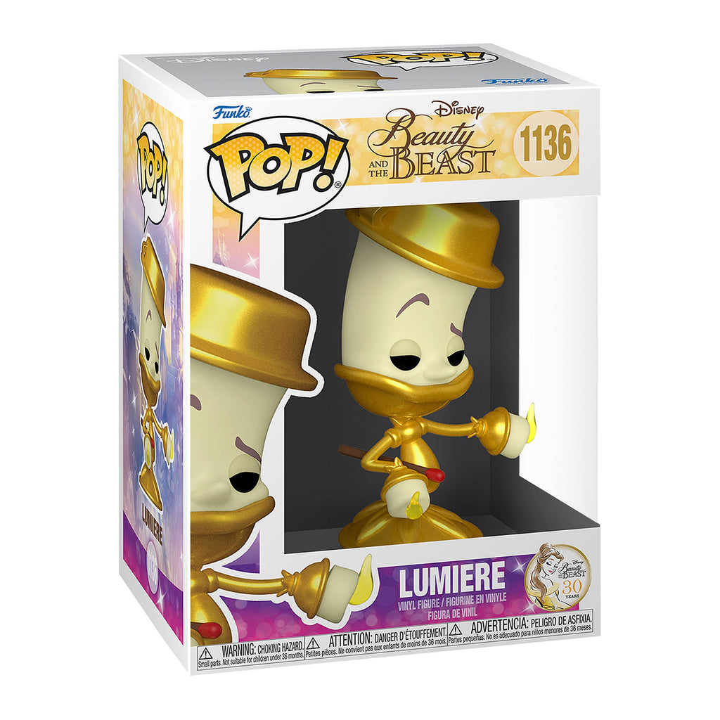 Productafbeelding Beauty and the Beast - Lumiere Funko Pop Figuur