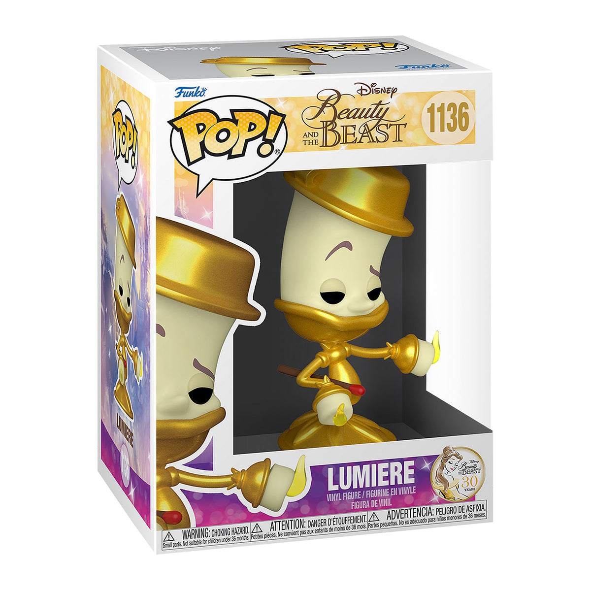 Productafbeelding Beauty and the Beast - Lumiere Funko Pop Figuur