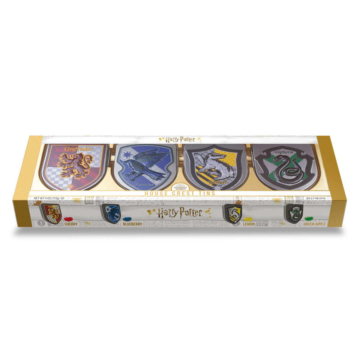 Productafbeelding Harry Potter - Huizenwapens Blikken Set met Jelly Beans