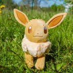Productafbeelding Pokemon - Eevee Monochroom Pluche Figuur 22 cm