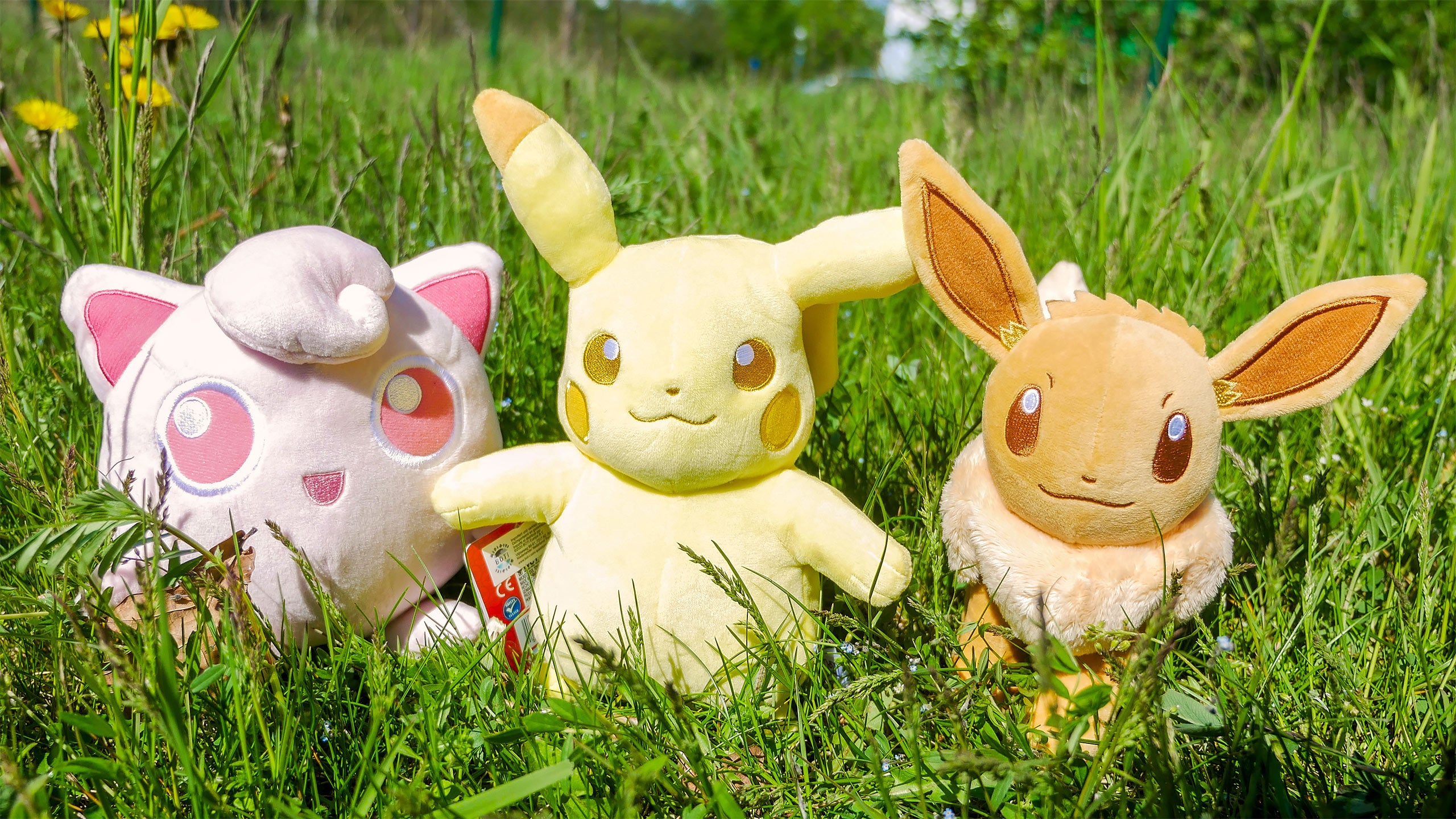 Productafbeelding Pokemon - Pikachu Monochroom Pluche Figuur 24 cm