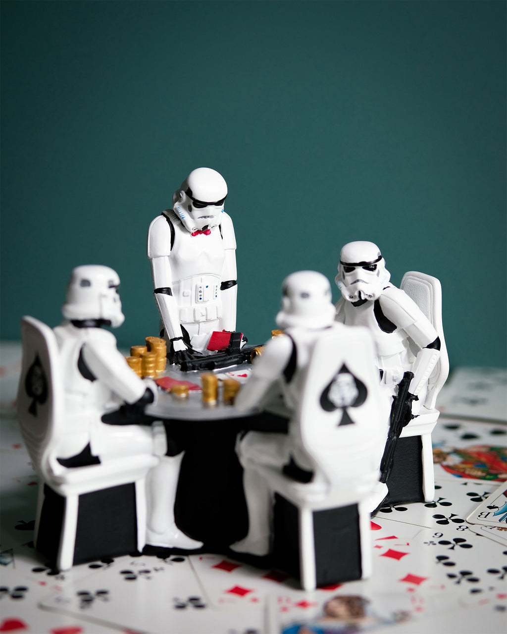 Productafbeelding Origineel Stormtrooper Poker Face Diorama