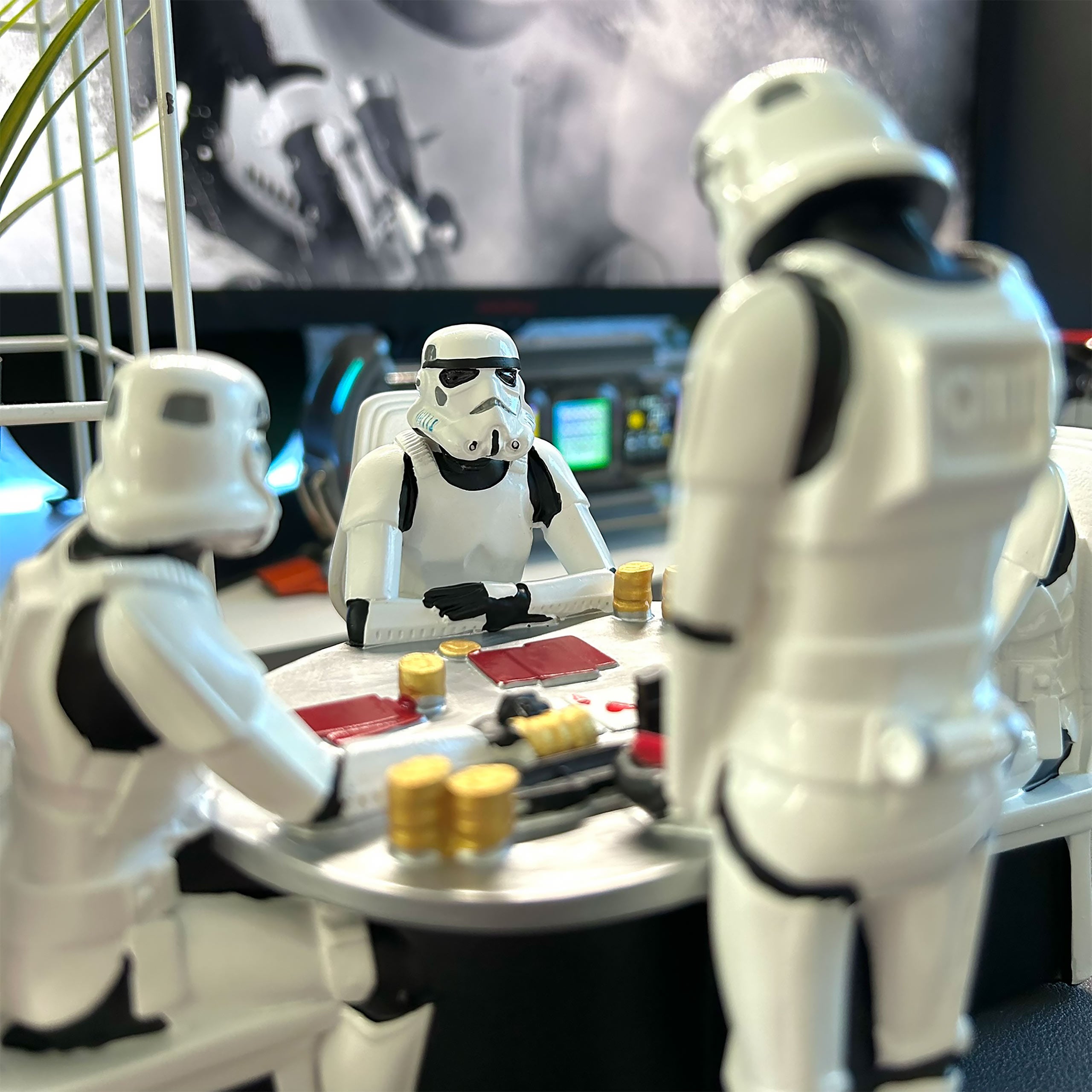 Productafbeelding Origineel Stormtrooper Poker Face Diorama