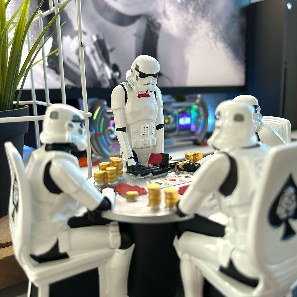 Productafbeelding Origineel Stormtrooper Poker Face Diorama
