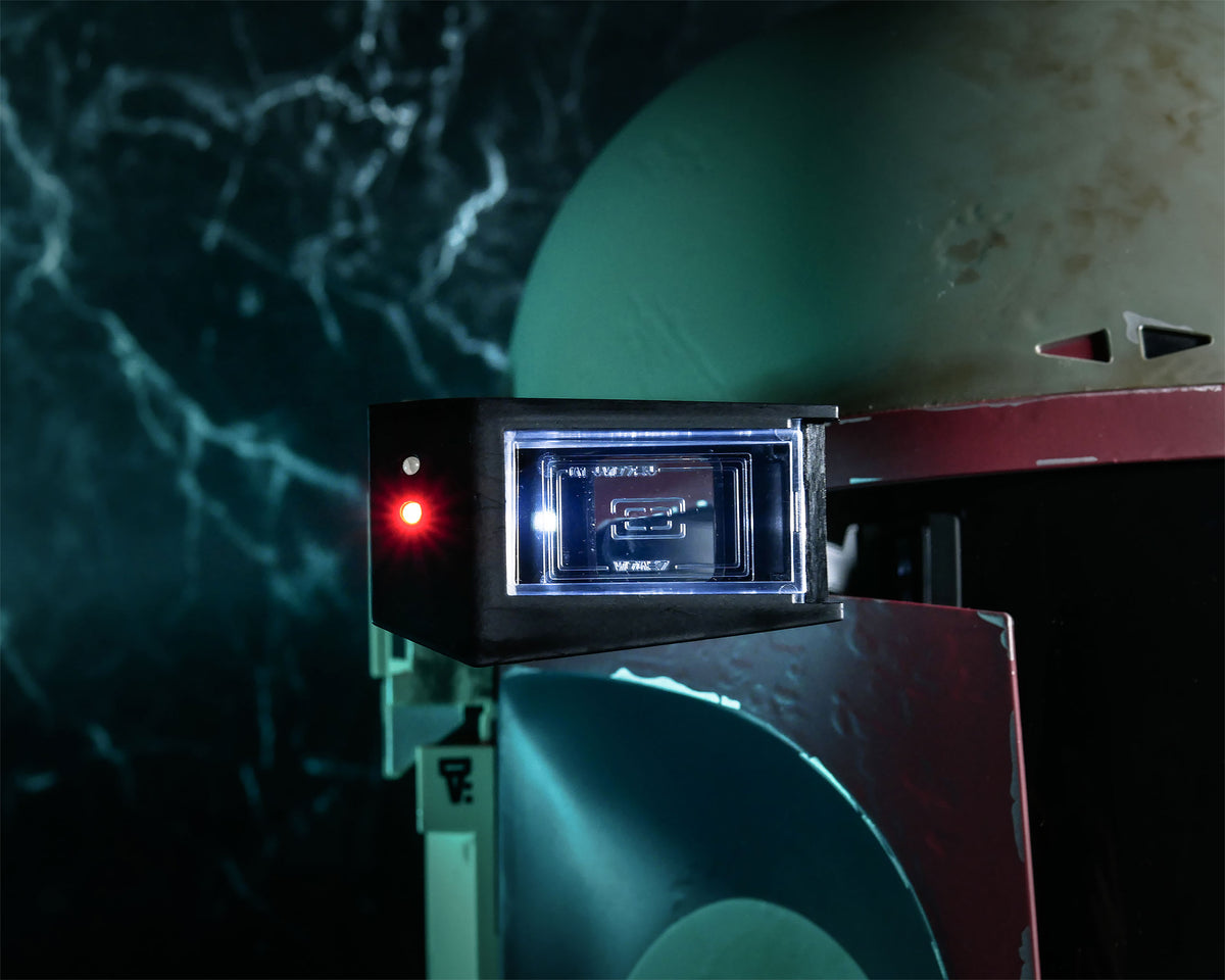 Product image Boba Fett Premium Helmet Replica Re-Armored with Light Effects - Star Wars