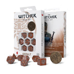 Productafbeelding Witcher - Geralt Monster Slayer RPG Dobbelset 7-delig met verzamelmunt