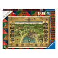 Productafbeelding Harry Potter - Hogwarts Kaart Puzzel 1500 Stukjes