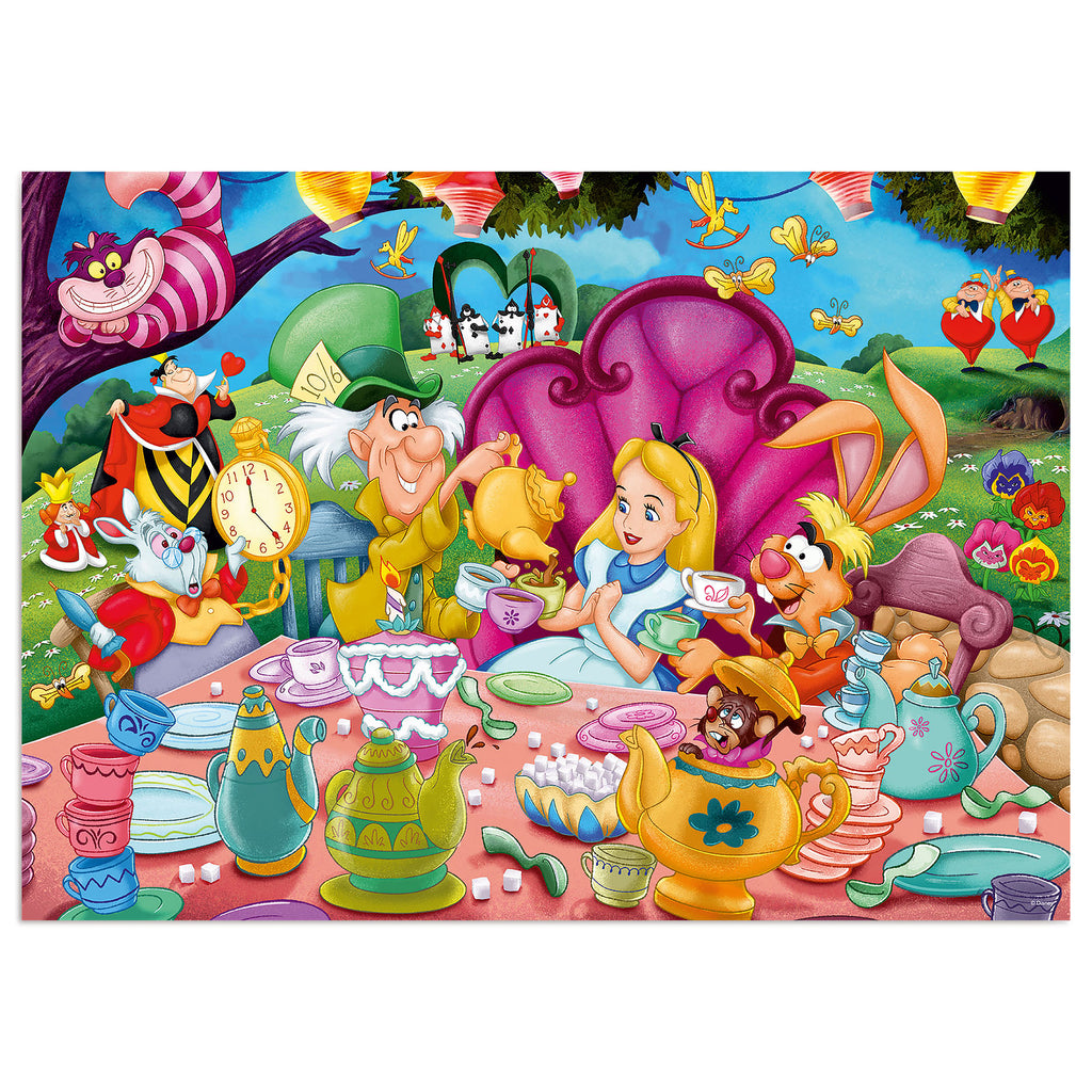 Productafbeelding Alice in Wonderland - Tea Time Puzzel 1000 Stukjes