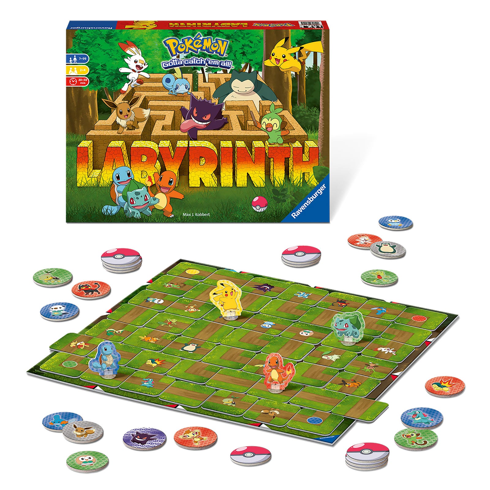 Productafbeelding Pokemon - Het gekke doolhof bordspel