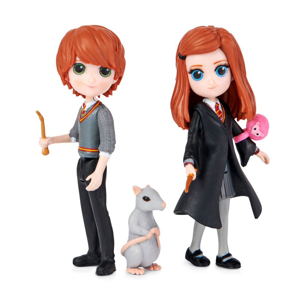 Productafbeelding Harry Potter - Ron, Schurfie, Ginny en Pluisje Verzamelfigurenset