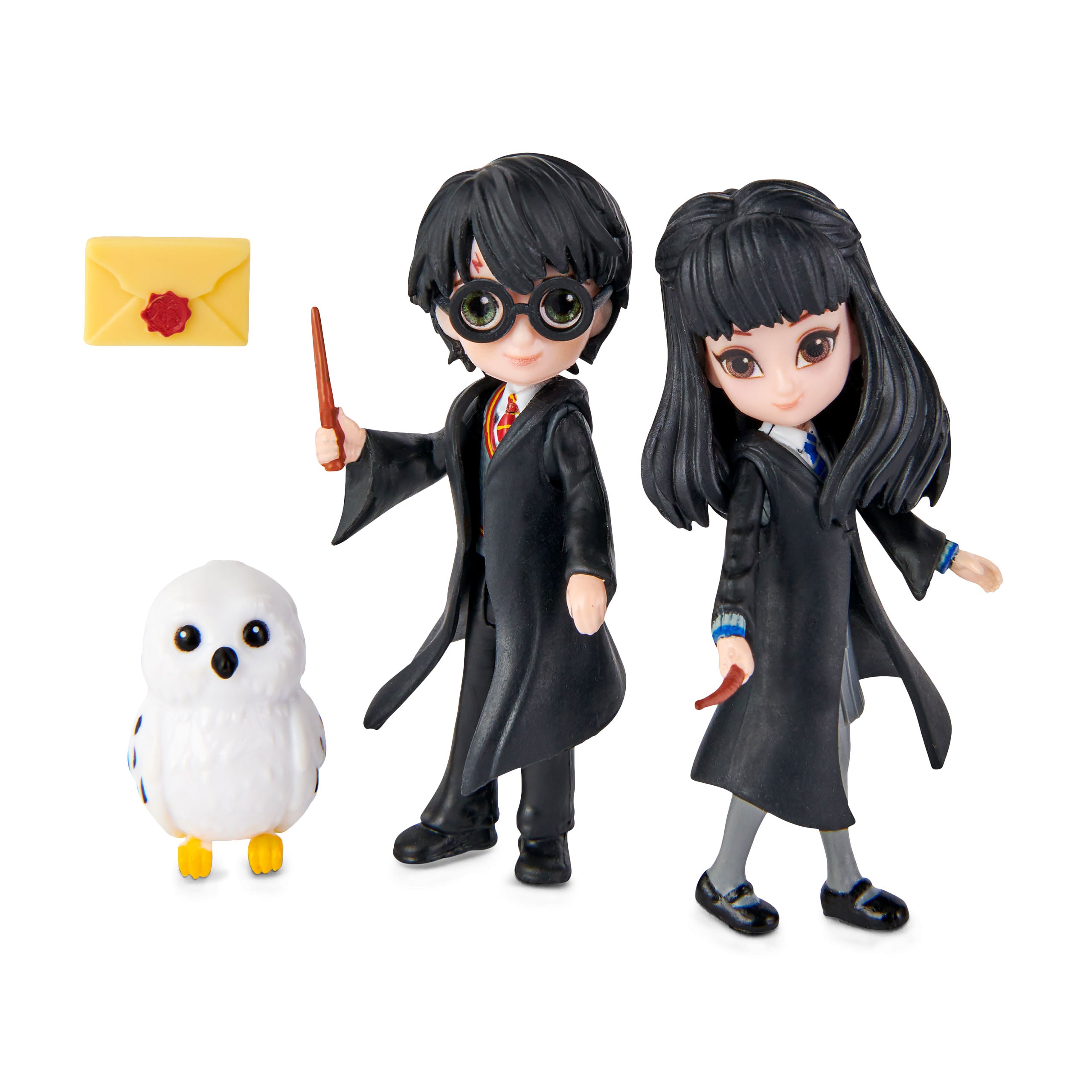 Productafbeelding Harry Potter - Harry, Cho, Hedwig en Hogwarts Brief Verzamelfiguren Set