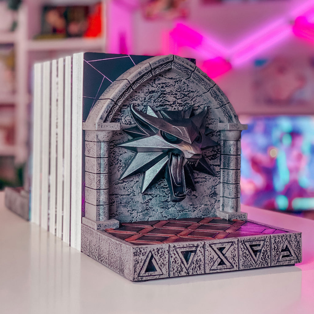 Productafbeelding Witcher 3 - Wolf Boekensteunen