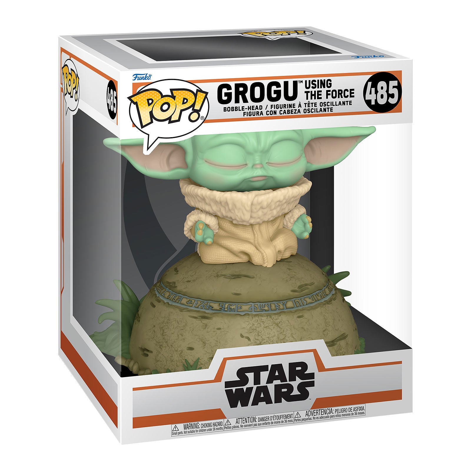 Productafbeelding Grogu Gebruikt de Force Funko Pop Figuur met Licht- en Geluidseffecten - Star Wars The Mandalorian