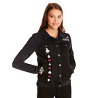 Productafbeelding Alice in Wonderland - Zwarte dames spijkerjas
