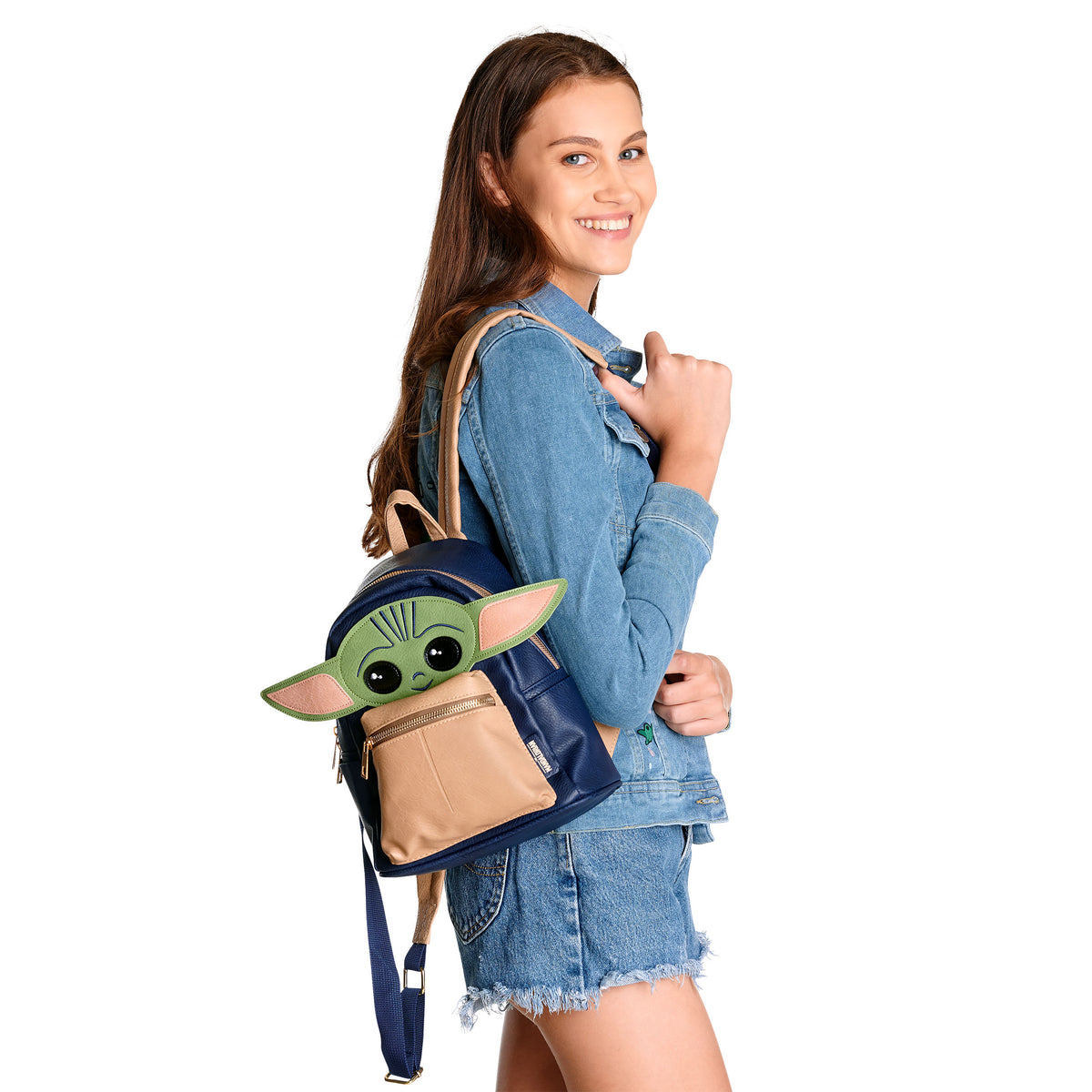 Productafbeelding Grogu Dames Spijkerjas Blauw - Star Wars The Mandalorian