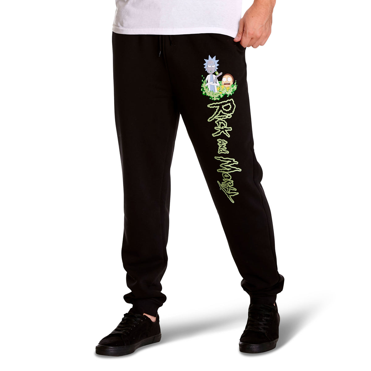 Productafbeelding Rick and Morty - Logo Joggingbroek Glow in the Dark zwart