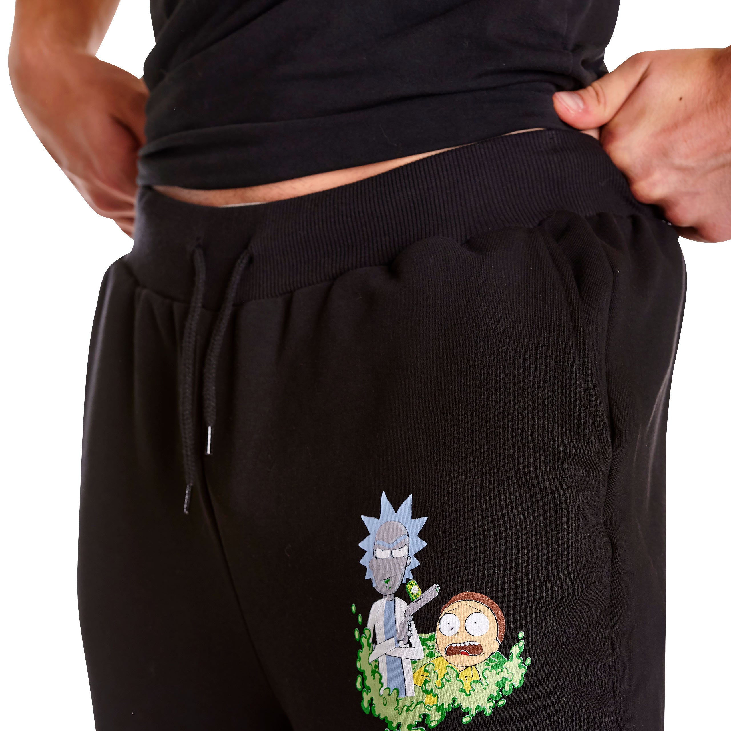 Productafbeelding Rick and Morty - Logo Joggingbroek Glow in the Dark zwart